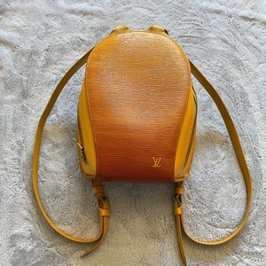 Authentic Louis Vuitton Mabillon Backpack Epi Leather